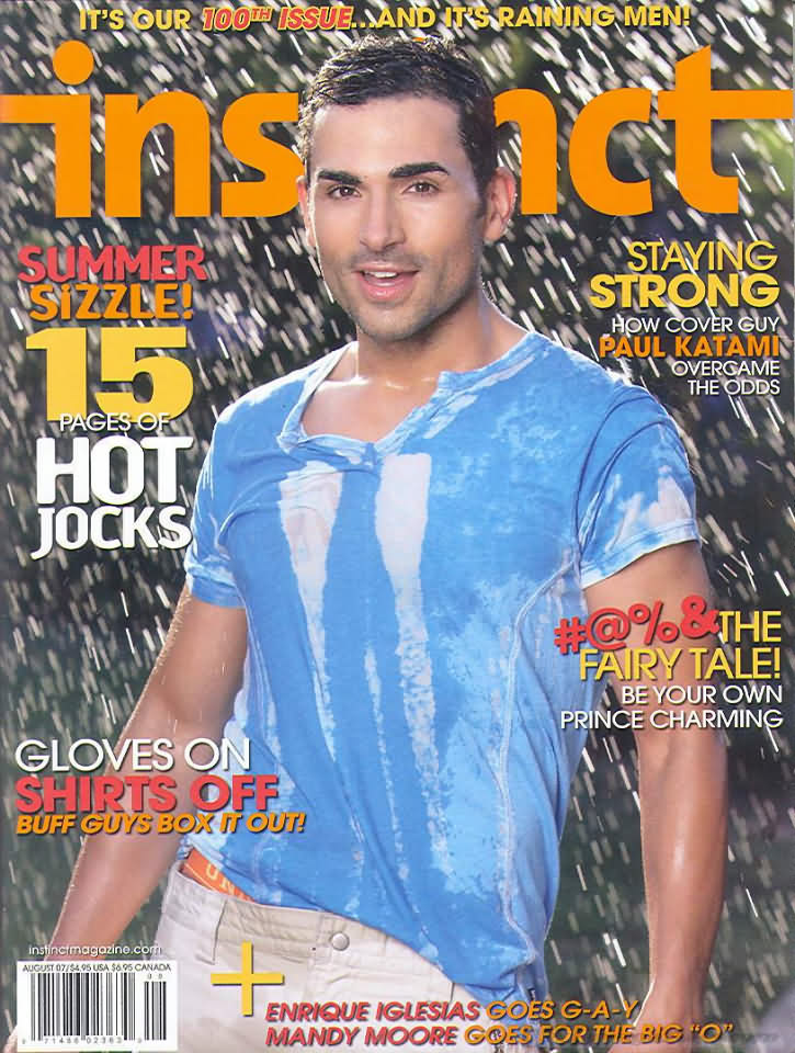 Instinct August 2007 magazine back issue Instinct magizine back copy 