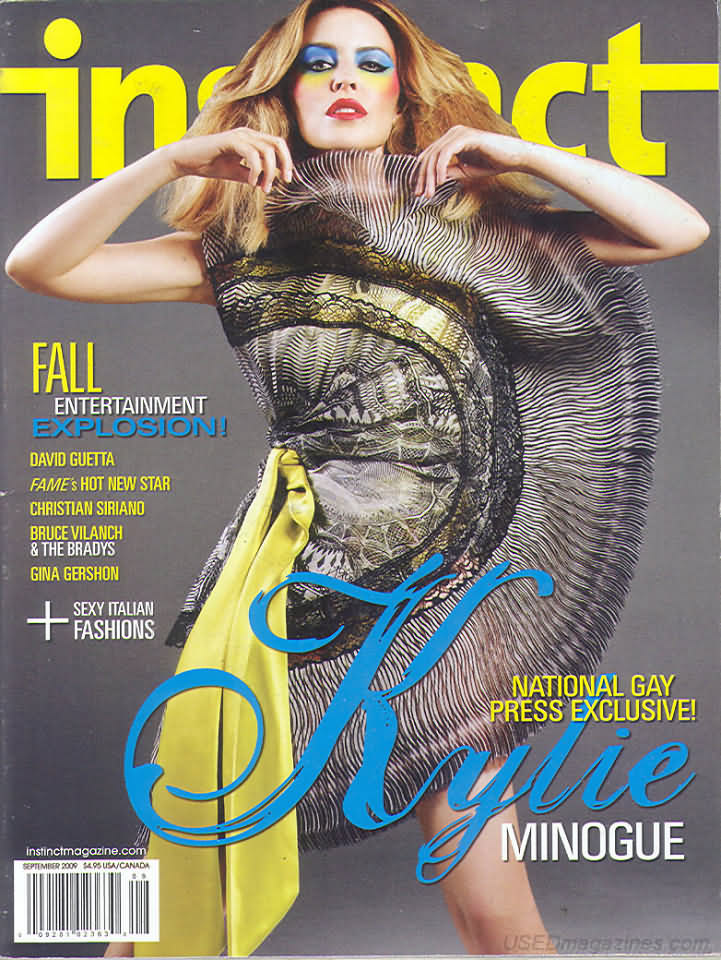 Instinct September 2009 magazine back issue Instinct magizine back copy 