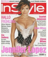Scarlett Johansson magazine cover appearance InStyle Germany January/February 2005