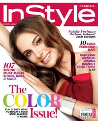 Natalie Portman magazine cover appearance InStyle Indonesia May 2011