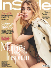 Raye Hollitt magazine cover appearance InStyle Spain # 152, April 2017