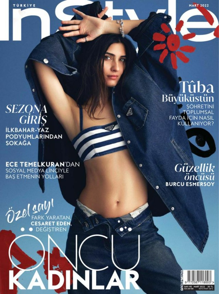 InStyle Turkey March 2022 magazine back issue InStyle Turkey magizine back copy 