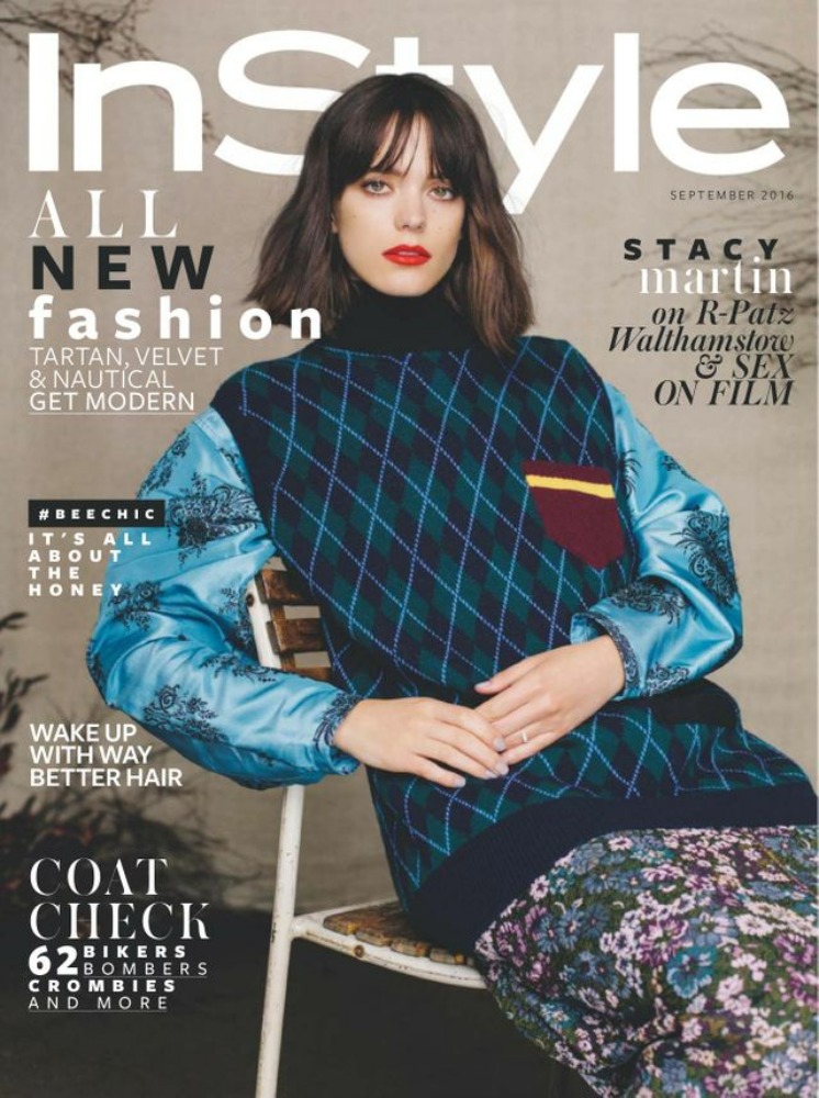 InStyle UK September 2016 magazine back issue InStyle UK magizine back copy 