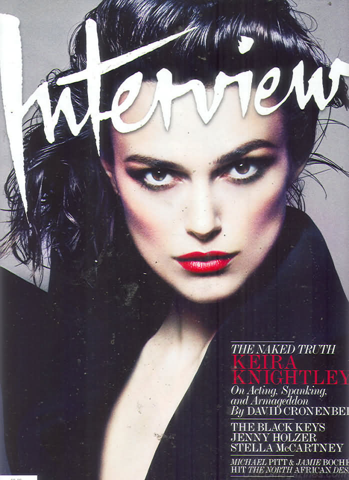 Interview April 2012 magazine back issue Interview magizine back copy 