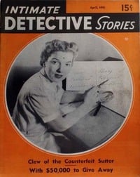 Intimate Detective Stories April 1943 magazine back issue