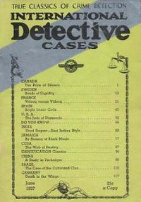 International Detective Cases June 1937 magazine back issue