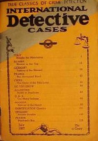 International Detective Cases July 1937 magazine back issue