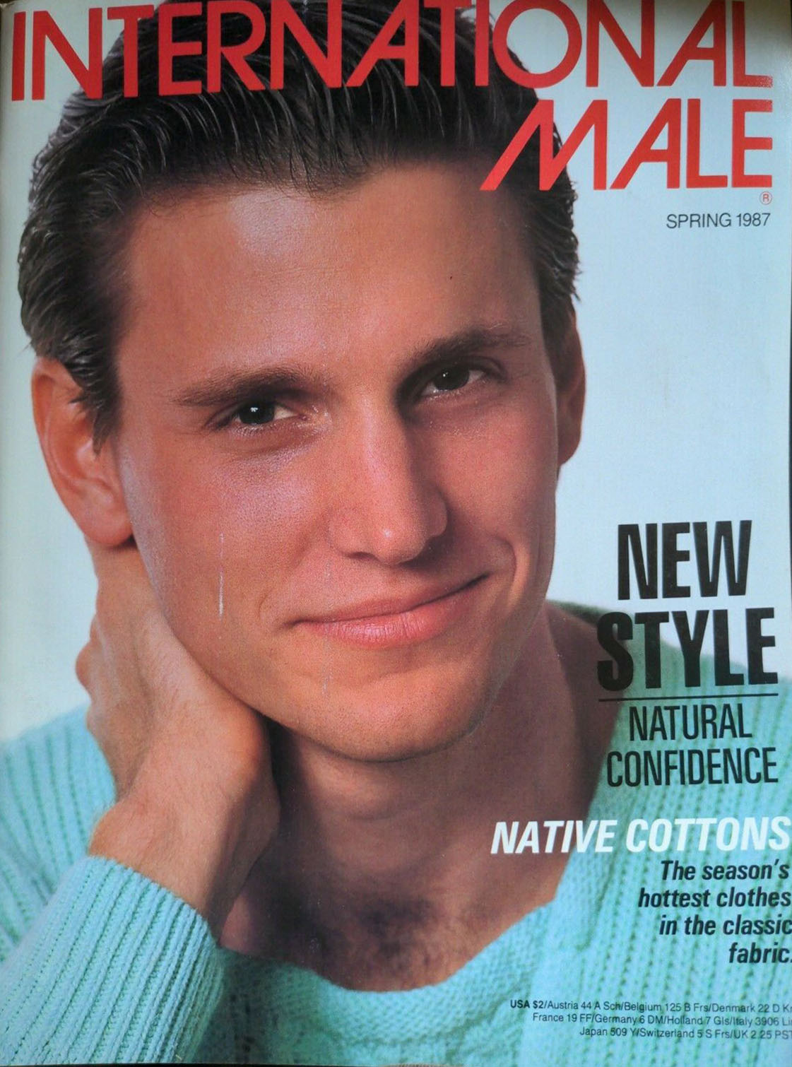 International Male Spring 1987, , New Styel Natural Confidence Ma