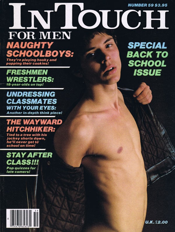 In Touch # 59 magazine back issue In Touch magizine back copy in touch for men naughty schoolboys undress classmates robert cooper charlie cross tex murdock