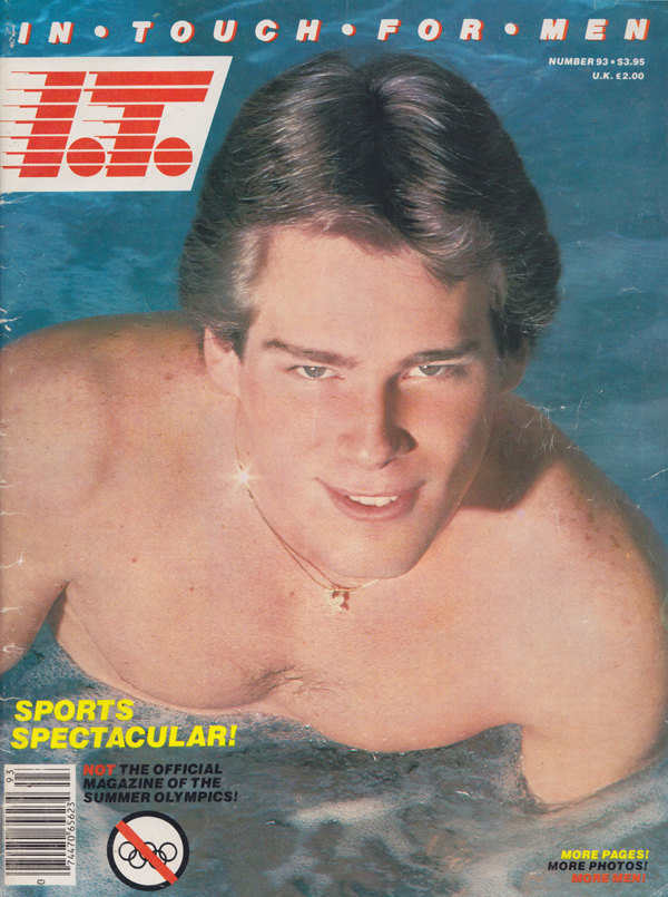 In Touch # 93 magazine back issue In Touch magizine back copy Sports Spectacular, THE KISSOFF, humor and smut, Jack Dempsey nude, football studs, swimmers