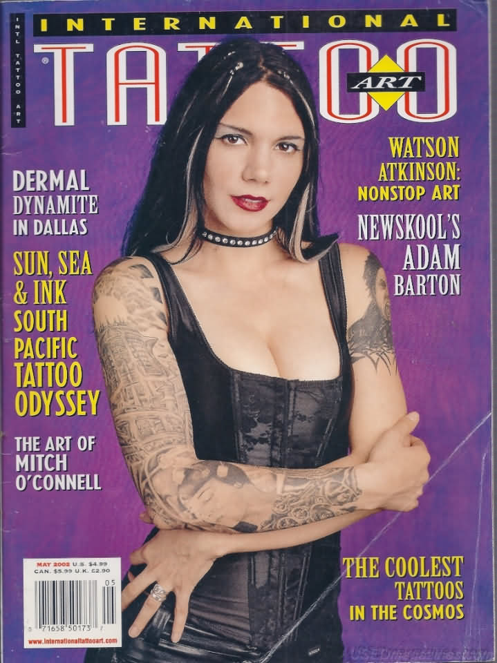 International Tattoo Art May 2002 magazine back issue International Tattoo Art magizine back copy 