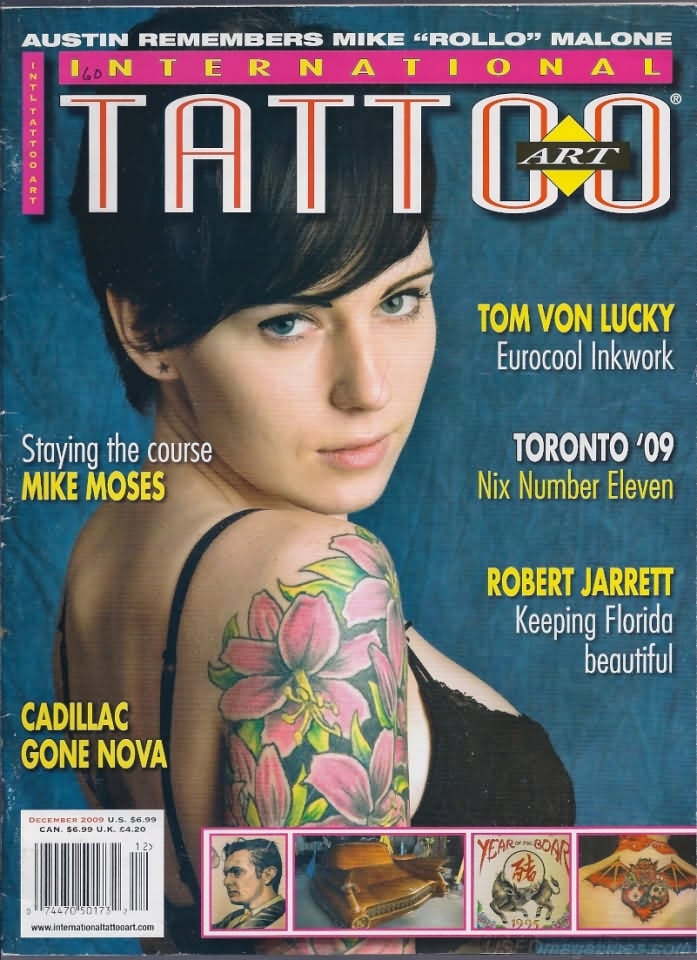 International Tattoo Art December 2009 magazine back issue International Tattoo Art magizine back copy 