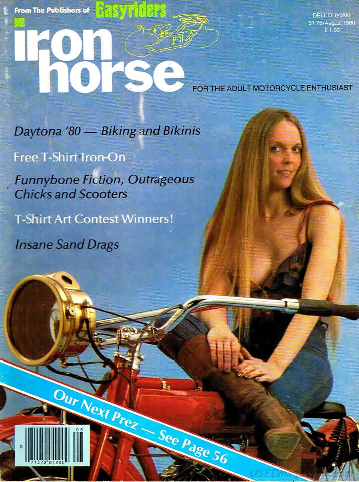 Ironhorse # 10 magazine back issue Ironhorse magizine back copy 