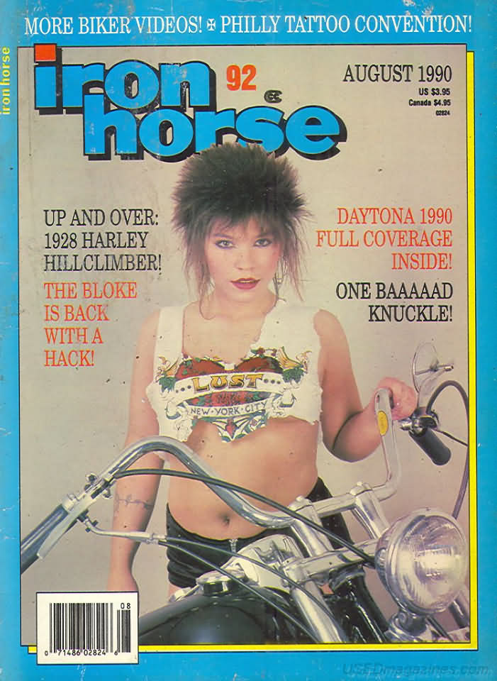 Ironhorse # 92 magazine back issue Ironhorse magizine back copy 