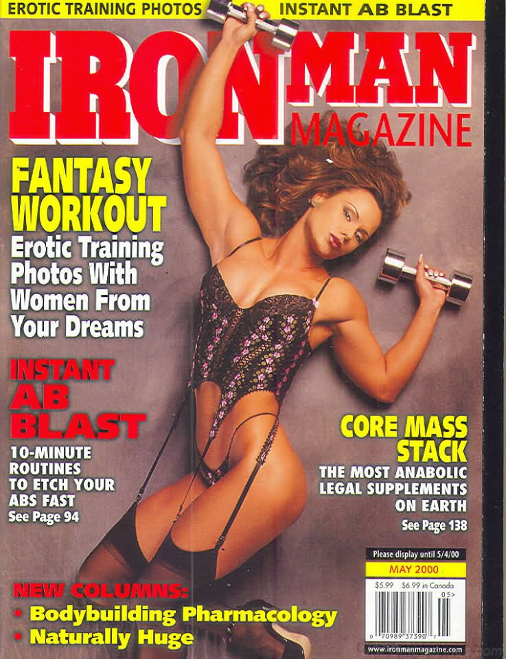 Ironman May 2000 magazine back issue Ironman magizine back copy Ironman May 2000 American magazine Back Issue about bodybuilding, weightlifting, and powerlifting. Published by Iron Man Publishing. Erotic Training Photos Instant Ab Blast.