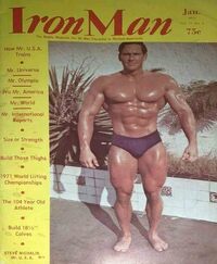 Ironman January 1972 magazine back issue cover image