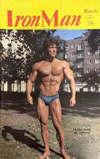 Zane magazine cover appearance Ironman March 1973