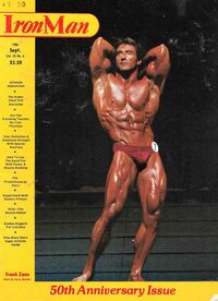Ironman September 1986 magazine back issue cover image