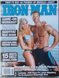 Ironman August 2013 magazine back issue cover image