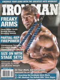 Ironman January 2015 Magazine Back Copies Magizines Mags
