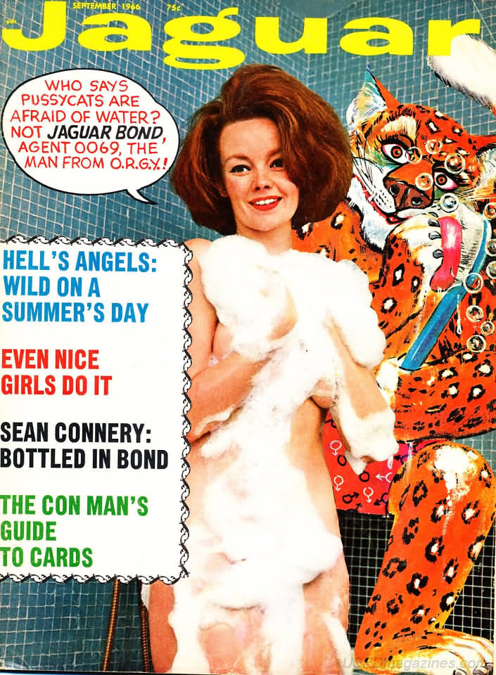 Jaguar September 1966 magazine back issue Jaguar magizine back copy 