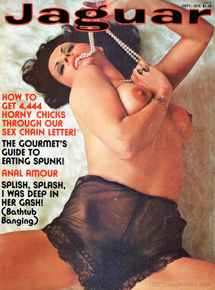 Jaguar September 1976 magazine back issue Jaguar magizine back copy 