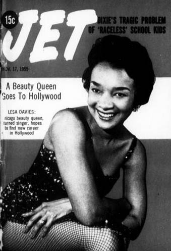 Jet November 17, 1955, , Lesa Davies: Chicago Beauty Queen, Turned Singer, Hopes To Find New Career In Hollywood.
