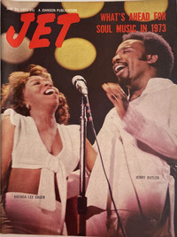 Jerry Butler magazine cover appearance Jet January 25, 1973