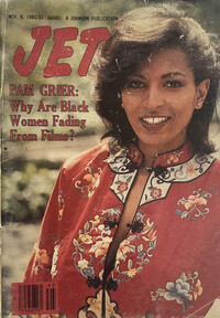 Pam Grier magazine cover appearance Jet November 6, 1980