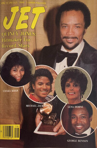 Michael Jackson magazine cover appearance Jet April 19, 1982