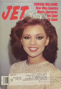 Vanessa Williams magazine cover appearance Jet October 10, 1983