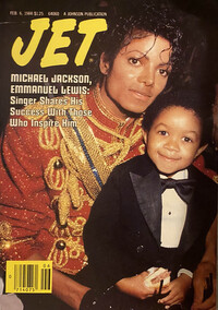 Michael Jackson magazine cover appearance Jet February 6, 1984