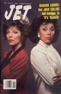 Joan Collins magazine cover appearance Jet May 7, 1984