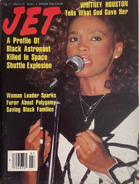 Whitney Houston magazine cover appearance Jet February 17, 1986