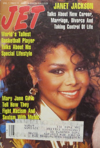 Janet Jackson magazine cover appearance Jet April 7, 1986