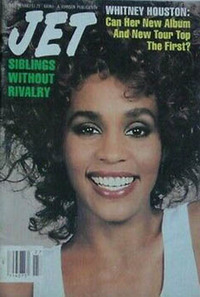 Whitney Houston magazine cover appearance Jet July 6, 1987