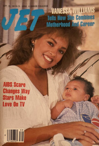 Vanessa Williams magazine cover appearance Jet September 28, 1987