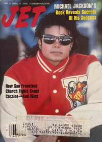 Michael Jackson magazine cover appearance Jet May 16, 1988