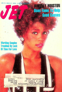 Whitney Houston magazine cover appearance Jet June 20, 1988