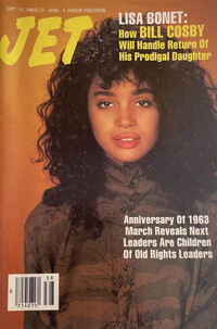 Lisa Bonet magazine cover appearance Jet September 19, 1988