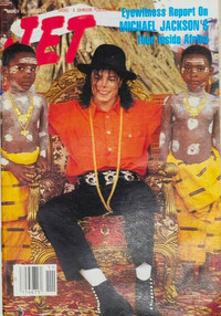 Michael Jackson magazine cover appearance Jet March 16, 1992