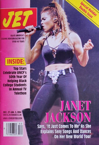Janet Jackson magazine cover appearance Jet January 3, 1994
