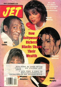 Michael Jackson magazine cover appearance Jet October 3, 1994