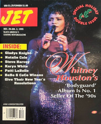 Whitney Houston magazine cover appearance Jet January 2, 1995
