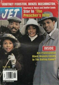 Whitney Houston magazine cover appearance Jet December 16, 1996