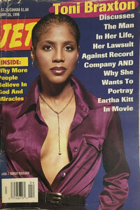 Toni Braxton magazine cover appearance Jet January 26, 1998