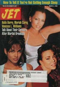 Halle Berry magazine cover appearance Jet March 2, 1998