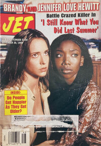 Jennifer Love Hewitt magazine cover appearance Jet November 30, 1998