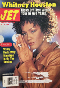 Whitney Houston magazine cover appearance Jet July 26, 1999