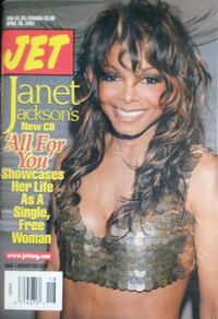 Janet Jackson magazine cover appearance Jet April 30, 2001
